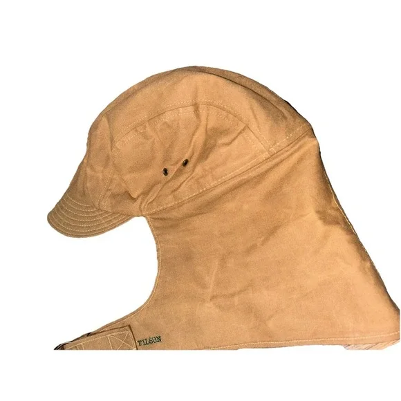Vintage Filson Cloth Mackinaw Hat USA Wool HuntingCap XXL
